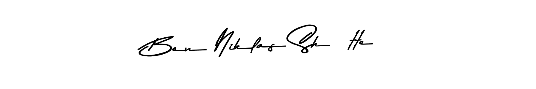 Ben Niklas Shütte stylish signature style. Best Handwritten Sign (Asem Kandis PERSONAL USE) for my name. Handwritten Signature Collection Ideas for my name Ben Niklas Shütte. Ben Niklas Shütte signature style 9 images and pictures png