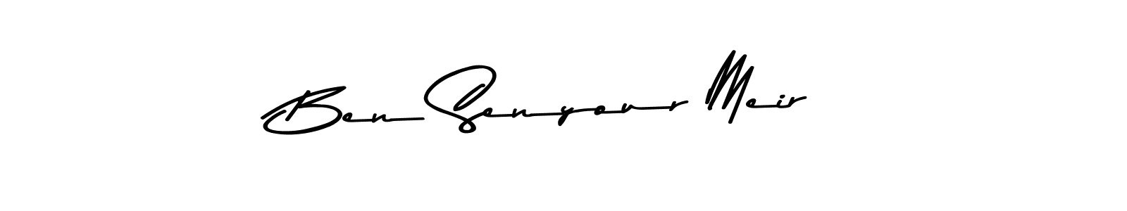 How to make Ben Senyour Meir signature? Asem Kandis PERSONAL USE is a professional autograph style. Create handwritten signature for Ben Senyour Meir name. Ben Senyour Meir signature style 9 images and pictures png