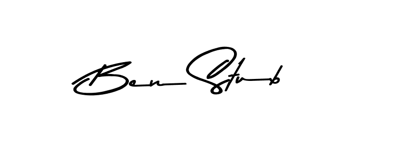 How to make Ben Stub signature? Asem Kandis PERSONAL USE is a professional autograph style. Create handwritten signature for Ben Stub name. Ben Stub signature style 9 images and pictures png