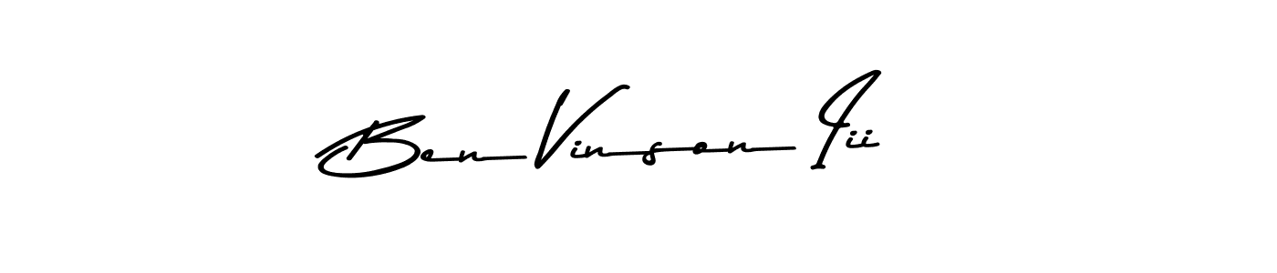 Ben Vinson Iii stylish signature style. Best Handwritten Sign (Asem Kandis PERSONAL USE) for my name. Handwritten Signature Collection Ideas for my name Ben Vinson Iii. Ben Vinson Iii signature style 9 images and pictures png