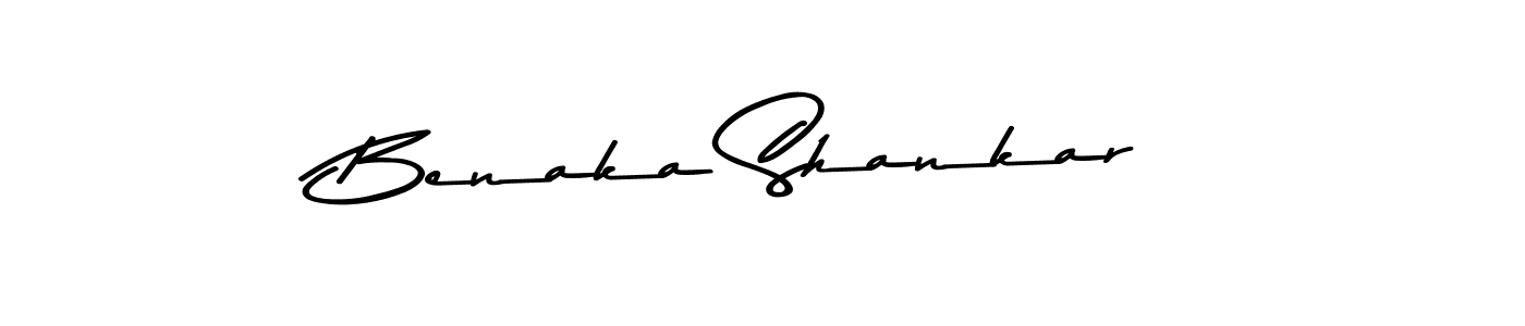 Design your own signature with our free online signature maker. With this signature software, you can create a handwritten (Asem Kandis PERSONAL USE) signature for name Benaka Shankar. Benaka Shankar signature style 9 images and pictures png