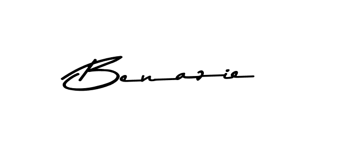 Also we have Benazie name is the best signature style. Create professional handwritten signature collection using Asem Kandis PERSONAL USE autograph style. Benazie signature style 9 images and pictures png