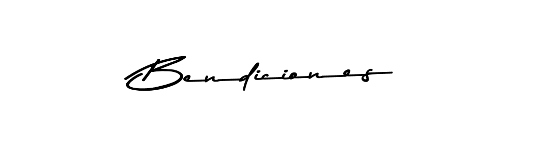 Create a beautiful signature design for name Bendiciones. With this signature (Asem Kandis PERSONAL USE) fonts, you can make a handwritten signature for free. Bendiciones signature style 9 images and pictures png