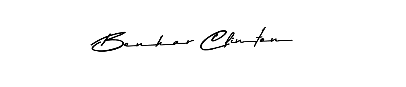 It looks lik you need a new signature style for name Benhar Clinton. Design unique handwritten (Asem Kandis PERSONAL USE) signature with our free signature maker in just a few clicks. Benhar Clinton signature style 9 images and pictures png