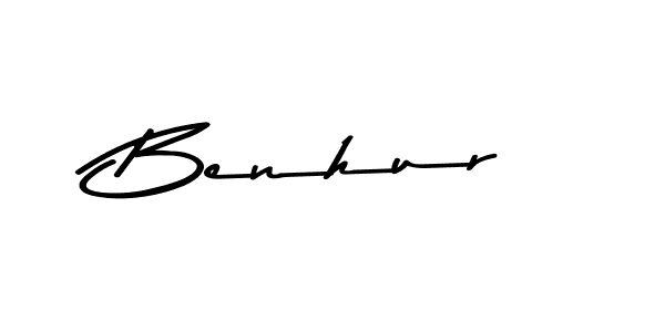 Design your own signature with our free online signature maker. With this signature software, you can create a handwritten (Asem Kandis PERSONAL USE) signature for name Benhur. Benhur signature style 9 images and pictures png