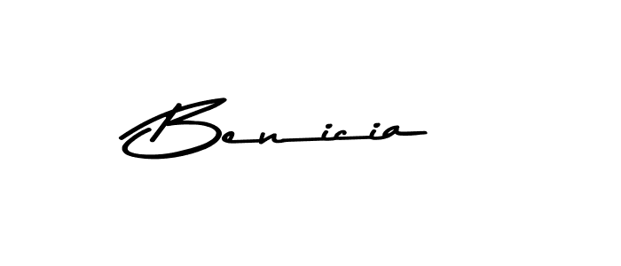 Design your own signature with our free online signature maker. With this signature software, you can create a handwritten (Asem Kandis PERSONAL USE) signature for name Benicia. Benicia signature style 9 images and pictures png