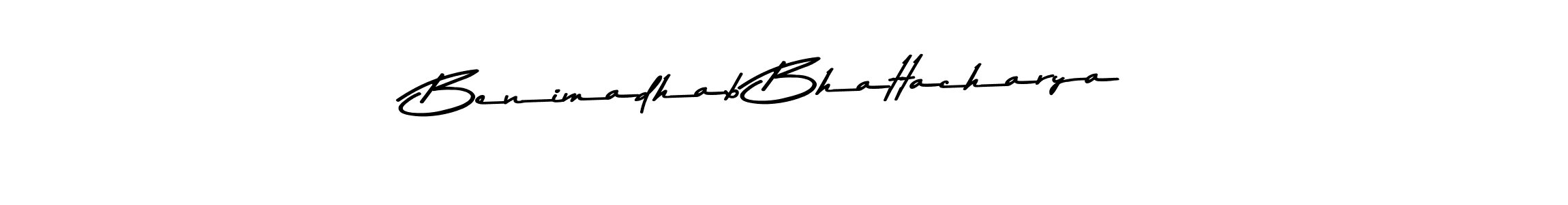The best way (Asem Kandis PERSONAL USE) to make a short signature is to pick only two or three words in your name. The name Benimadhab Bhattacharya include a total of six letters. For converting this name. Benimadhab Bhattacharya signature style 9 images and pictures png