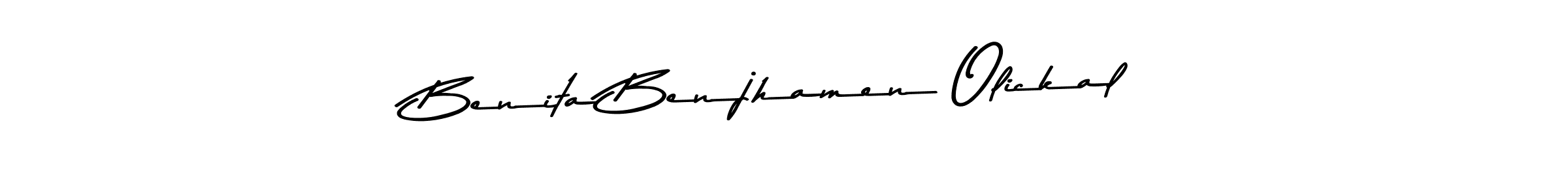 Also we have Benita Benjhamen Olickal name is the best signature style. Create professional handwritten signature collection using Asem Kandis PERSONAL USE autograph style. Benita Benjhamen Olickal signature style 9 images and pictures png
