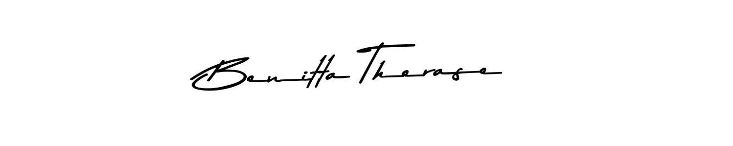 Similarly Asem Kandis PERSONAL USE is the best handwritten signature design. Signature creator online .You can use it as an online autograph creator for name Benitta Therase. Benitta Therase signature style 9 images and pictures png