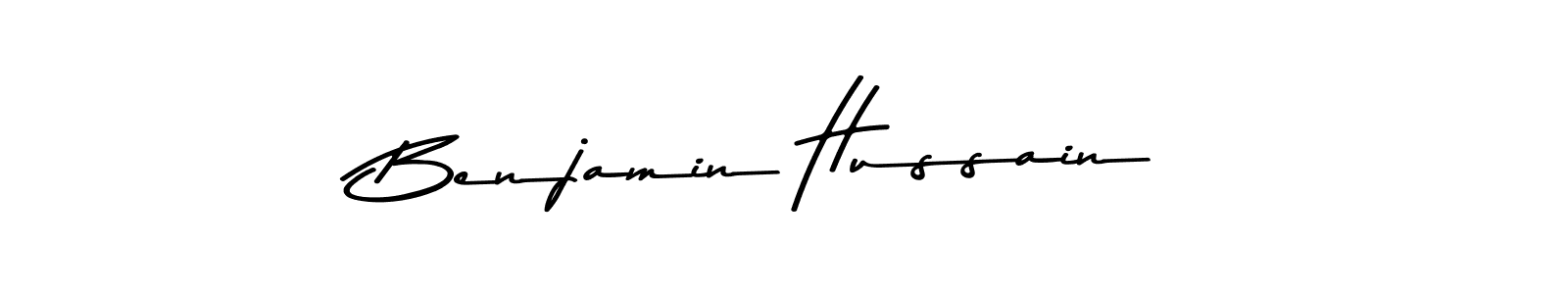 Design your own signature with our free online signature maker. With this signature software, you can create a handwritten (Asem Kandis PERSONAL USE) signature for name Benjamin Hussain. Benjamin Hussain signature style 9 images and pictures png