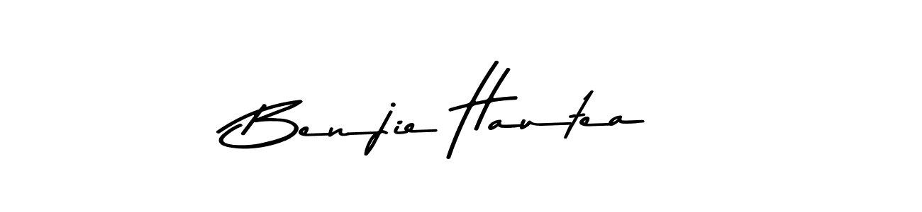 You can use this online signature creator to create a handwritten signature for the name Benjie Hautea. This is the best online autograph maker. Benjie Hautea signature style 9 images and pictures png