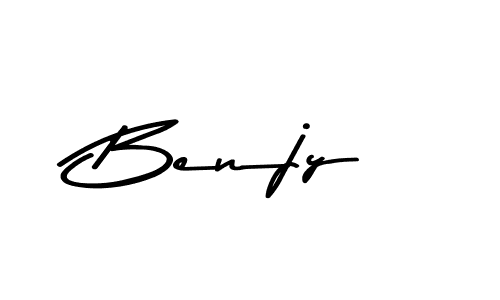 Benjy stylish signature style. Best Handwritten Sign (Asem Kandis PERSONAL USE) for my name. Handwritten Signature Collection Ideas for my name Benjy. Benjy signature style 9 images and pictures png