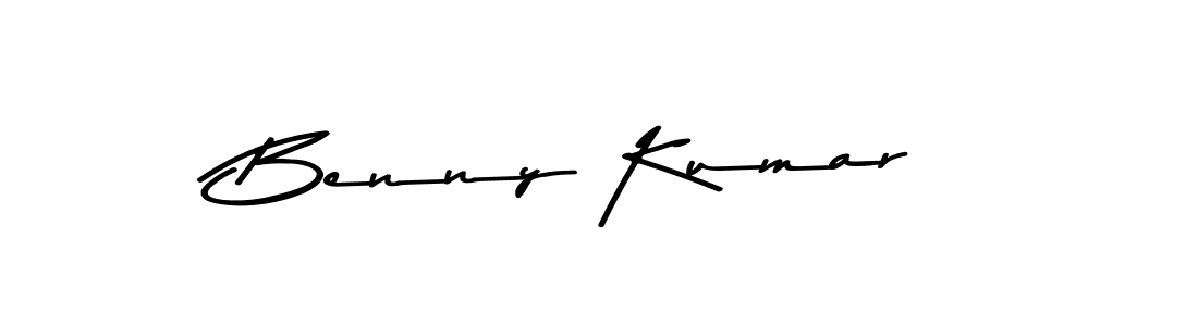Use a signature maker to create a handwritten signature online. With this signature software, you can design (Asem Kandis PERSONAL USE) your own signature for name Benny Kumar. Benny Kumar signature style 9 images and pictures png