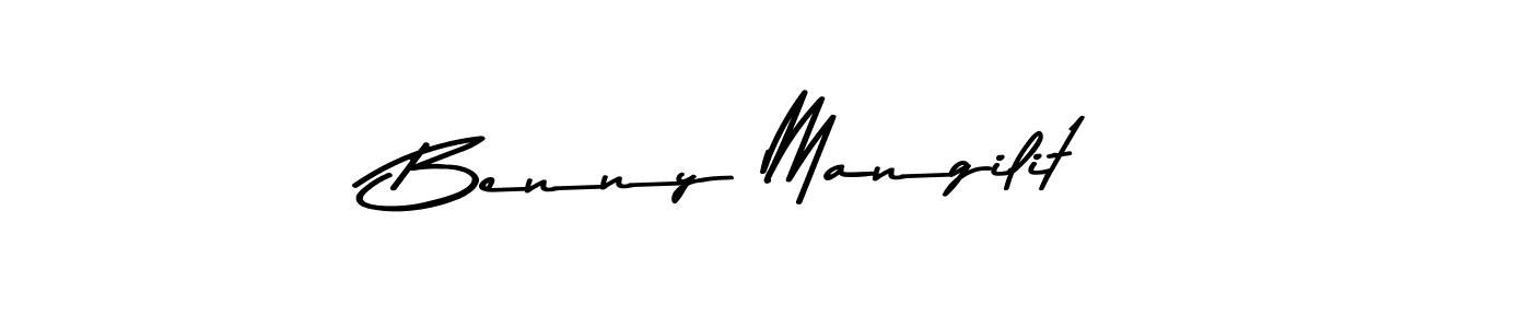 How to make Benny Mangilit signature? Asem Kandis PERSONAL USE is a professional autograph style. Create handwritten signature for Benny Mangilit name. Benny Mangilit signature style 9 images and pictures png