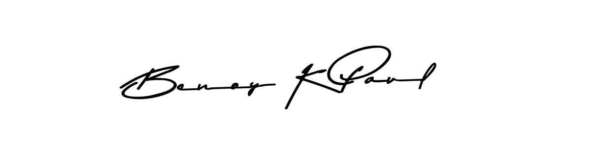 How to make Benoy K Paul name signature. Use Asem Kandis PERSONAL USE style for creating short signs online. This is the latest handwritten sign. Benoy K Paul signature style 9 images and pictures png
