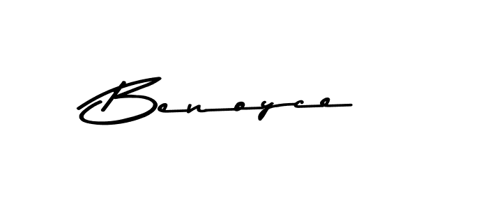 How to make Benoyce signature? Asem Kandis PERSONAL USE is a professional autograph style. Create handwritten signature for Benoyce name. Benoyce signature style 9 images and pictures png