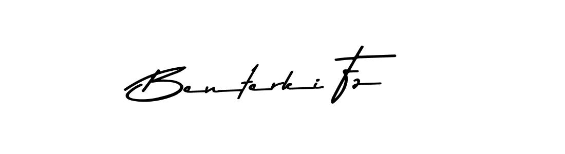 You should practise on your own different ways (Asem Kandis PERSONAL USE) to write your name (Benterki Fz) in signature. don't let someone else do it for you. Benterki Fz signature style 9 images and pictures png