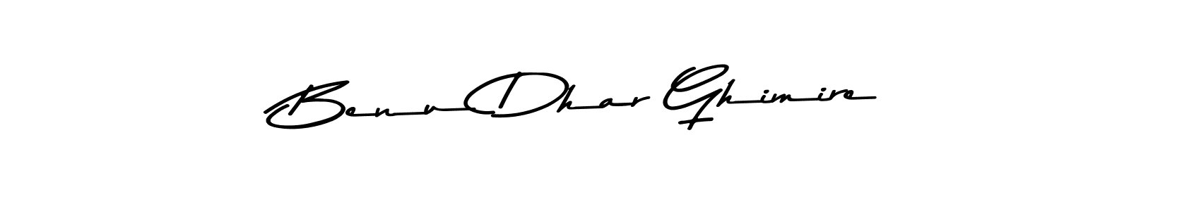 Design your own signature with our free online signature maker. With this signature software, you can create a handwritten (Asem Kandis PERSONAL USE) signature for name Benu Dhar Ghimire. Benu Dhar Ghimire signature style 9 images and pictures png