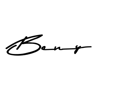 Design your own signature with our free online signature maker. With this signature software, you can create a handwritten (Asem Kandis PERSONAL USE) signature for name Beny. Beny signature style 9 images and pictures png