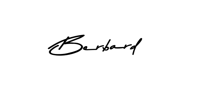 Make a beautiful signature design for name Berbard. With this signature (Asem Kandis PERSONAL USE) style, you can create a handwritten signature for free. Berbard signature style 9 images and pictures png