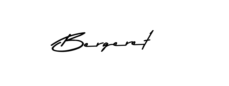 Bergeret stylish signature style. Best Handwritten Sign (Asem Kandis PERSONAL USE) for my name. Handwritten Signature Collection Ideas for my name Bergeret. Bergeret signature style 9 images and pictures png
