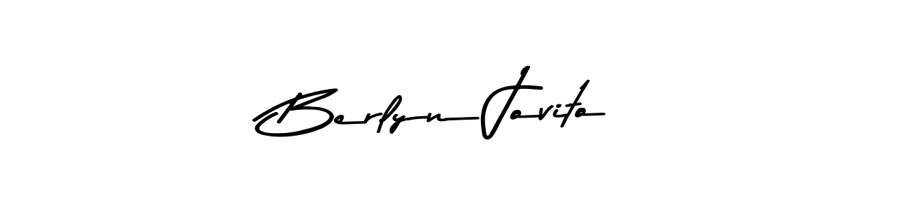 The best way (Asem Kandis PERSONAL USE) to make a short signature is to pick only two or three words in your name. The name Berlyn Jovito include a total of six letters. For converting this name. Berlyn Jovito signature style 9 images and pictures png