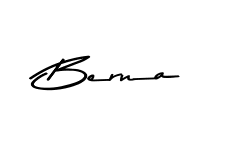 Design your own signature with our free online signature maker. With this signature software, you can create a handwritten (Asem Kandis PERSONAL USE) signature for name Berna. Berna signature style 9 images and pictures png