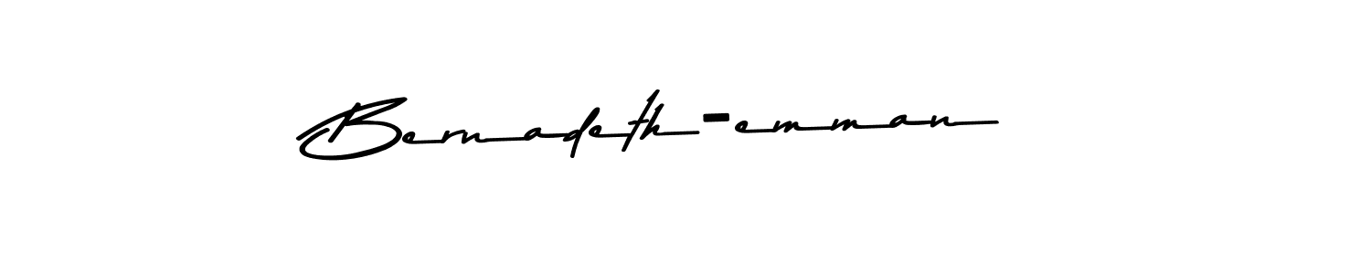 You should practise on your own different ways (Asem Kandis PERSONAL USE) to write your name (Bernadeth-emman) in signature. don't let someone else do it for you. Bernadeth-emman signature style 9 images and pictures png