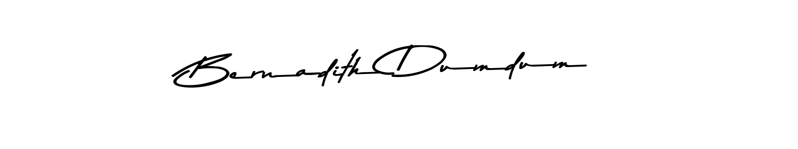 Bernadith Dumdum stylish signature style. Best Handwritten Sign (Asem Kandis PERSONAL USE) for my name. Handwritten Signature Collection Ideas for my name Bernadith Dumdum. Bernadith Dumdum signature style 9 images and pictures png