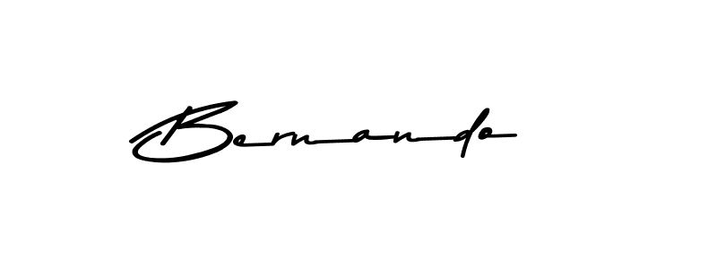 Use a signature maker to create a handwritten signature online. With this signature software, you can design (Asem Kandis PERSONAL USE) your own signature for name Bernando. Bernando signature style 9 images and pictures png