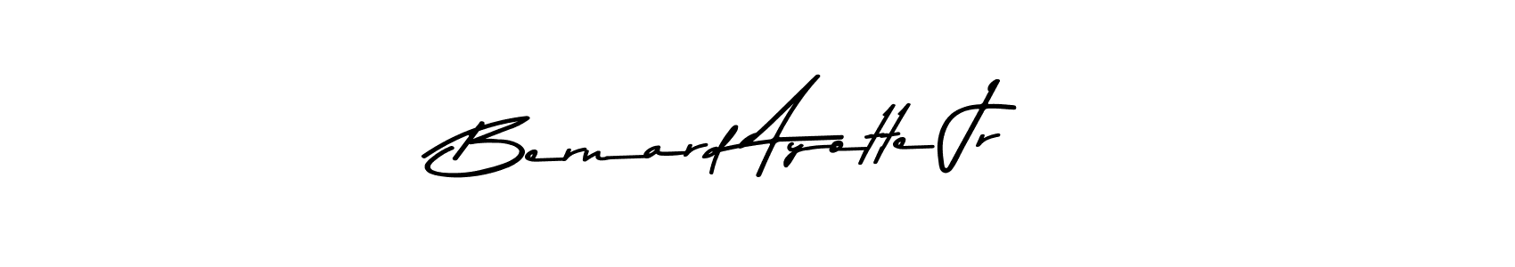 How to make Bernard Ayotte Jr name signature. Use Asem Kandis PERSONAL USE style for creating short signs online. This is the latest handwritten sign. Bernard Ayotte Jr signature style 9 images and pictures png