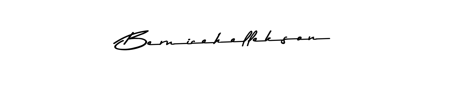 Similarly Asem Kandis PERSONAL USE is the best handwritten signature design. Signature creator online .You can use it as an online autograph creator for name Bernicehellekson. Bernicehellekson signature style 9 images and pictures png