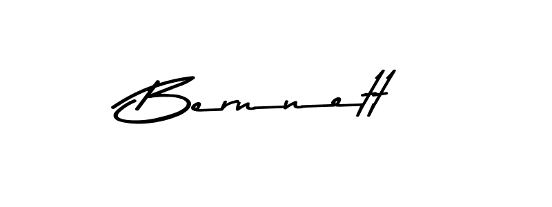 Use a signature maker to create a handwritten signature online. With this signature software, you can design (Asem Kandis PERSONAL USE) your own signature for name Bernnett. Bernnett signature style 9 images and pictures png