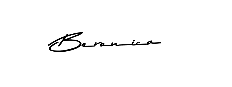 Make a beautiful signature design for name Beronica. With this signature (Asem Kandis PERSONAL USE) style, you can create a handwritten signature for free. Beronica signature style 9 images and pictures png