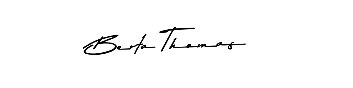 Check out images of Autograph of Berta Thomas name. Actor Berta Thomas Signature Style. Asem Kandis PERSONAL USE is a professional sign style online. Berta Thomas signature style 9 images and pictures png