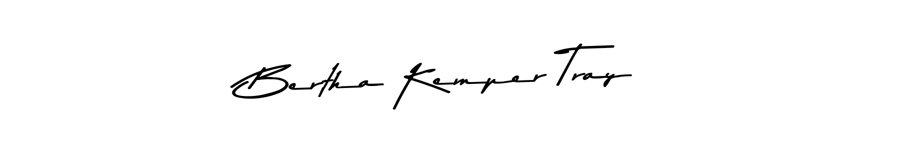 Once you've used our free online signature maker to create your best signature Asem Kandis PERSONAL USE style, it's time to enjoy all of the benefits that Bertha Kemper Tray name signing documents. Bertha Kemper Tray signature style 9 images and pictures png