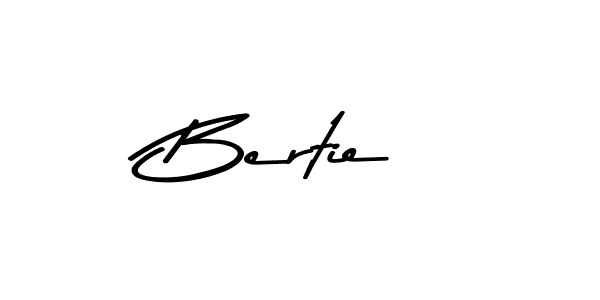 Use a signature maker to create a handwritten signature online. With this signature software, you can design (Asem Kandis PERSONAL USE) your own signature for name Bertie. Bertie signature style 9 images and pictures png