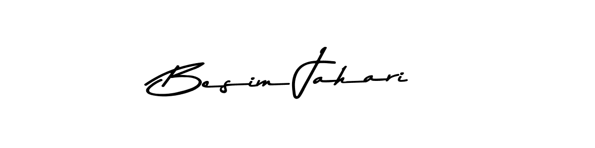 This is the best signature style for the Besim Jahari name. Also you like these signature font (Asem Kandis PERSONAL USE). Mix name signature. Besim Jahari signature style 9 images and pictures png