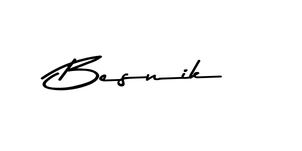 Also You can easily find your signature by using the search form. We will create Besnik name handwritten signature images for you free of cost using Asem Kandis PERSONAL USE sign style. Besnik signature style 9 images and pictures png