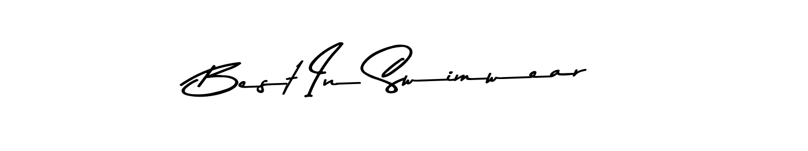 How to make Best In Swimwear name signature. Use Asem Kandis PERSONAL USE style for creating short signs online. This is the latest handwritten sign. Best In Swimwear signature style 9 images and pictures png