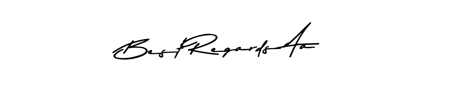 Use a signature maker to create a handwritten signature online. With this signature software, you can design (Asem Kandis PERSONAL USE) your own signature for name Best Regards Aa. Best Regards Aa signature style 9 images and pictures png