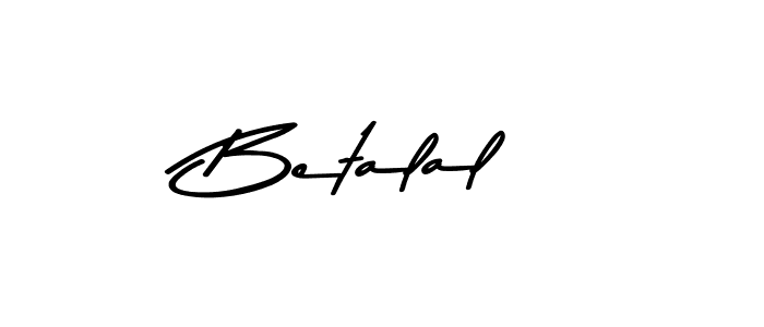 Design your own signature with our free online signature maker. With this signature software, you can create a handwritten (Asem Kandis PERSONAL USE) signature for name Betalal. Betalal signature style 9 images and pictures png