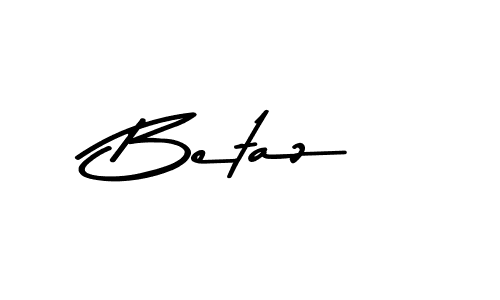 Create a beautiful signature design for name Betaz. With this signature (Asem Kandis PERSONAL USE) fonts, you can make a handwritten signature for free. Betaz signature style 9 images and pictures png