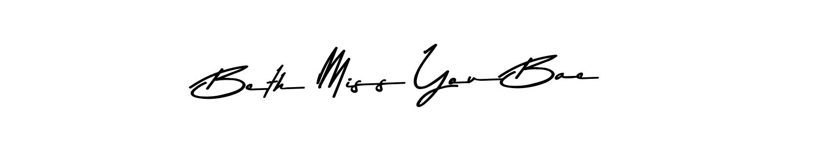 It looks lik you need a new signature style for name Beth Miss You Bae. Design unique handwritten (Asem Kandis PERSONAL USE) signature with our free signature maker in just a few clicks. Beth Miss You Bae signature style 9 images and pictures png