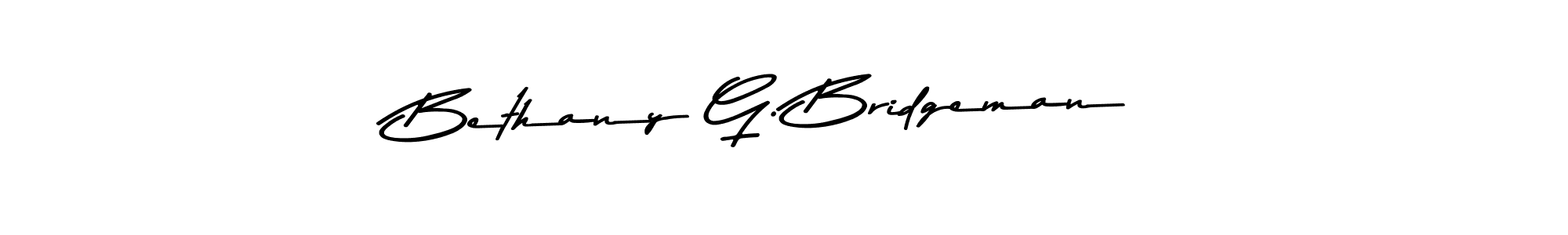 Make a beautiful signature design for name Bethany G. Bridgeman. With this signature (Asem Kandis PERSONAL USE) style, you can create a handwritten signature for free. Bethany G. Bridgeman signature style 9 images and pictures png