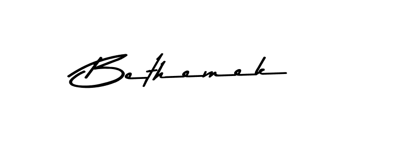 Use a signature maker to create a handwritten signature online. With this signature software, you can design (Asem Kandis PERSONAL USE) your own signature for name Bethemek. Bethemek signature style 9 images and pictures png