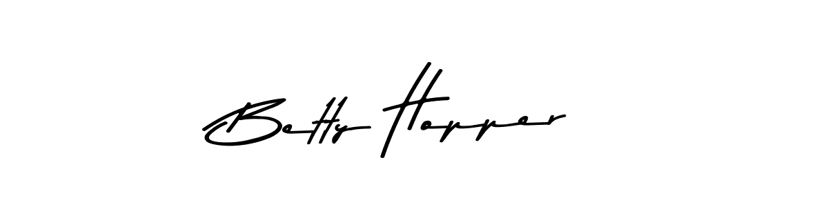 Create a beautiful signature design for name Betty Hopper. With this signature (Asem Kandis PERSONAL USE) fonts, you can make a handwritten signature for free. Betty Hopper signature style 9 images and pictures png