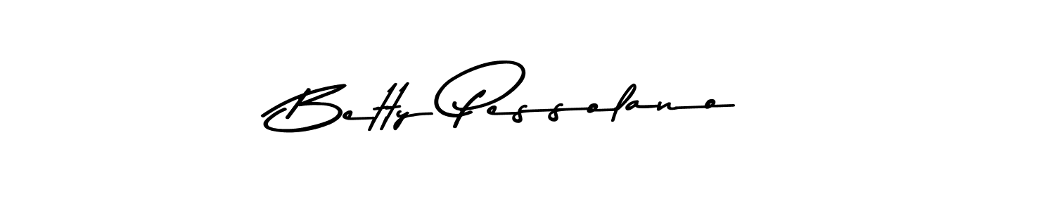 Use a signature maker to create a handwritten signature online. With this signature software, you can design (Asem Kandis PERSONAL USE) your own signature for name Betty Pessolano. Betty Pessolano signature style 9 images and pictures png