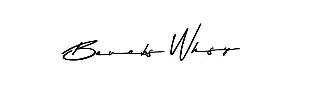 Design your own signature with our free online signature maker. With this signature software, you can create a handwritten (Asem Kandis PERSONAL USE) signature for name Beuebs Whsy. Beuebs Whsy signature style 9 images and pictures png