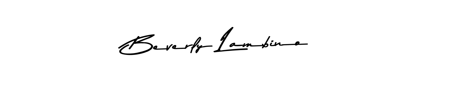 Make a beautiful signature design for name Beverly Lambino. Use this online signature maker to create a handwritten signature for free. Beverly Lambino signature style 9 images and pictures png